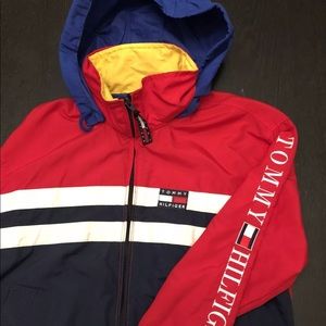 In search of this Tommy Hilfiger windbreaker.